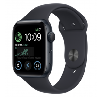Apple Watch SE 2 Aluminiumgehäuse mitternacht 44mm mit Sportarmband mitternacht (GPS)
